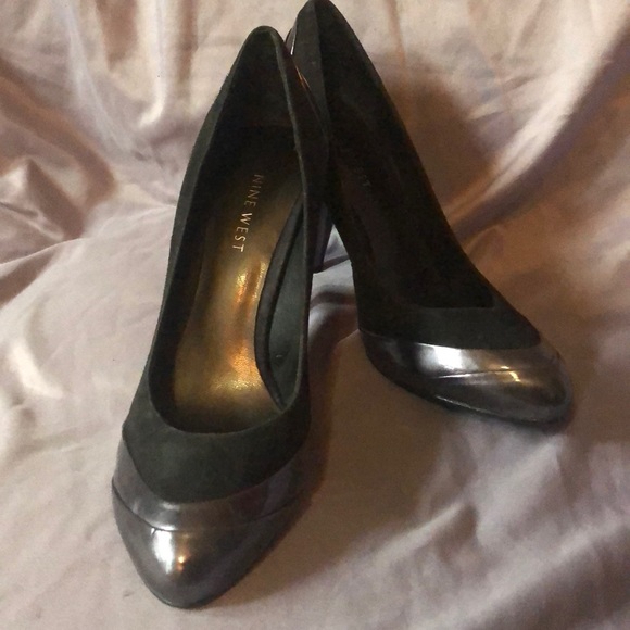 Nine West Suede Look - Metallic Detail - Picture 4 of 5